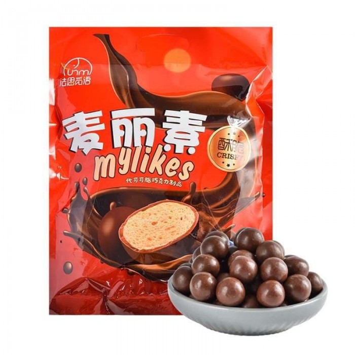 法思觅语麦丽素220g MYLIKES 夹心巧克球 零食喜糖果巧克力网红零食小吃