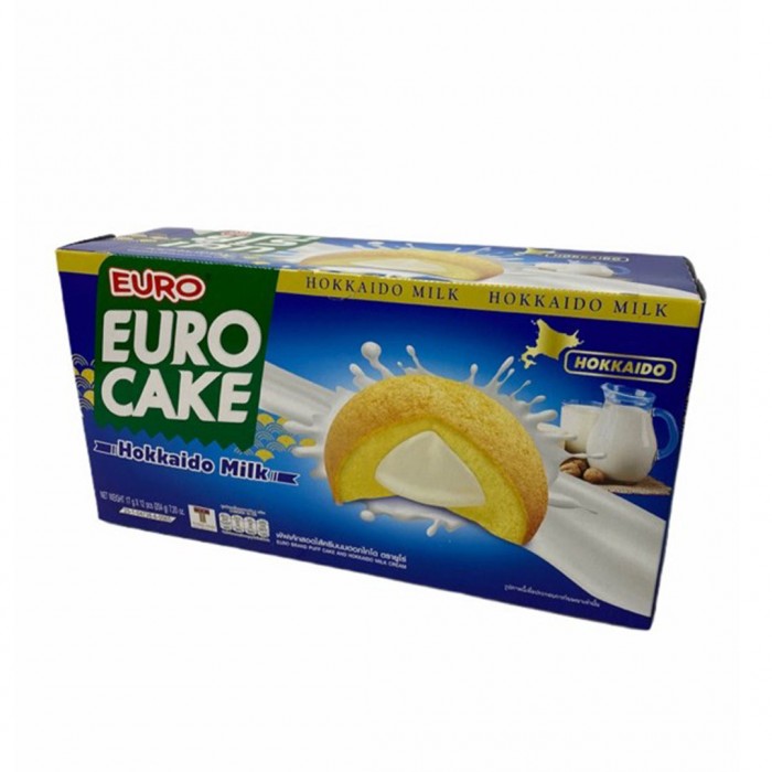 Thai Euro Cake 1box 12pcs  Hakkaido Milk