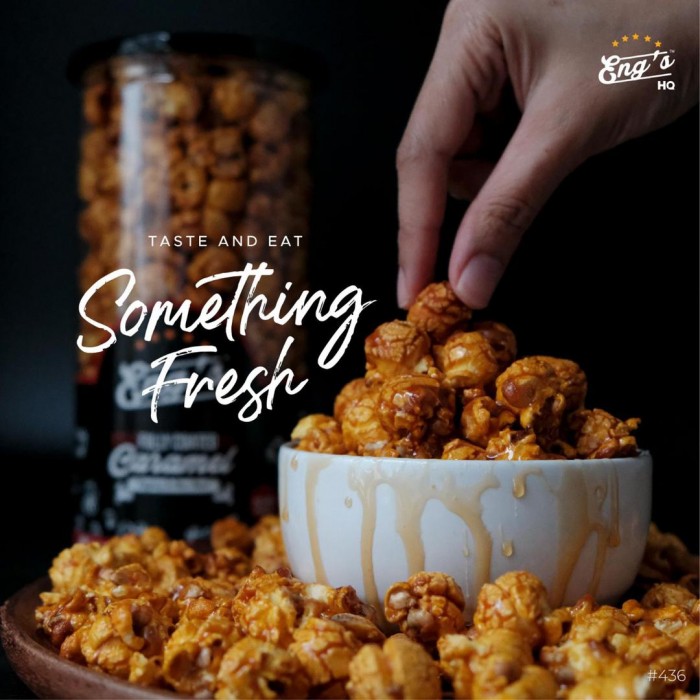 NEWBORN ENG'S POPCORN CARAMEL 300G MEDIUM