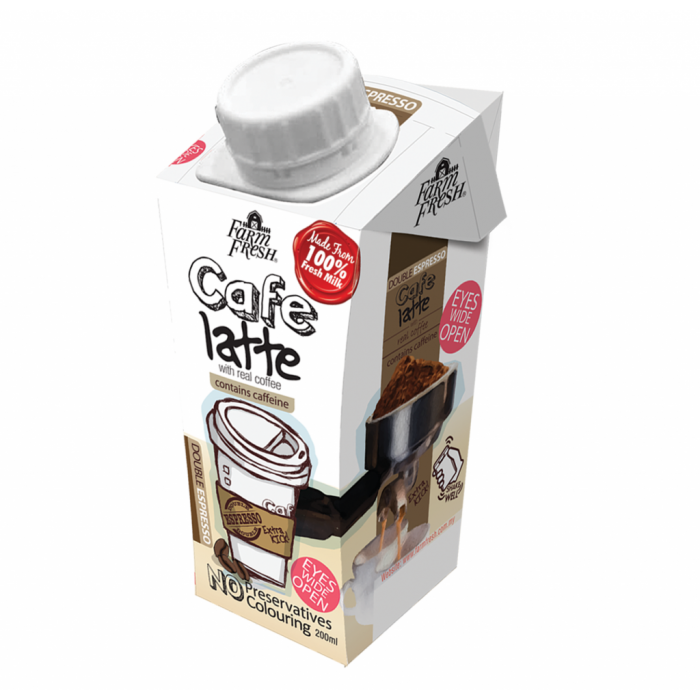 Limited Time Offer: Buy 23 packs Free 1 pack  Farm Fresh Milk 200ml UHT Cafe Latte