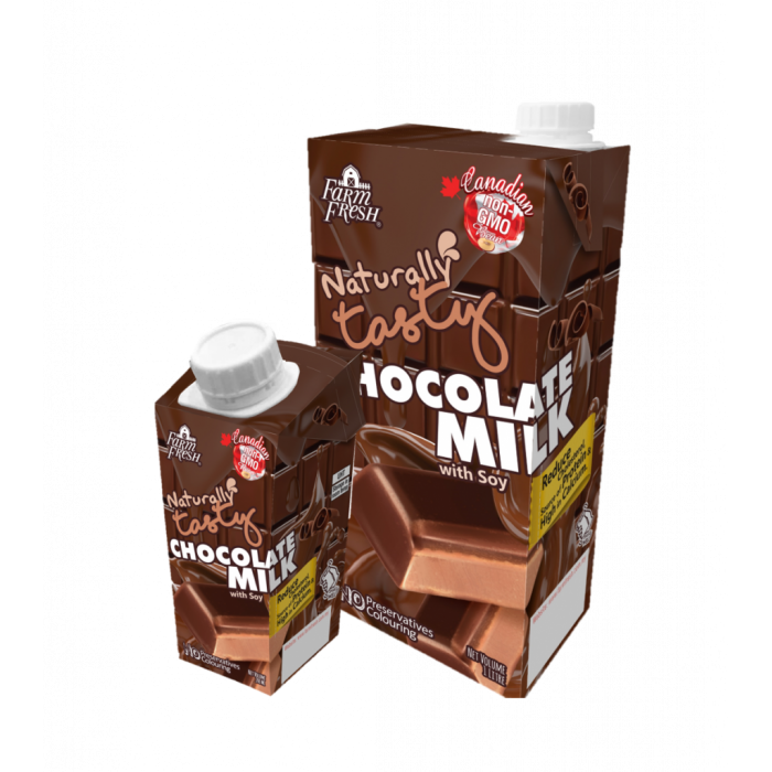 Limited Time Offer: Buy 23 packs Free 1 pack  Farm Fresh Milk 200ml UHT Chocolate